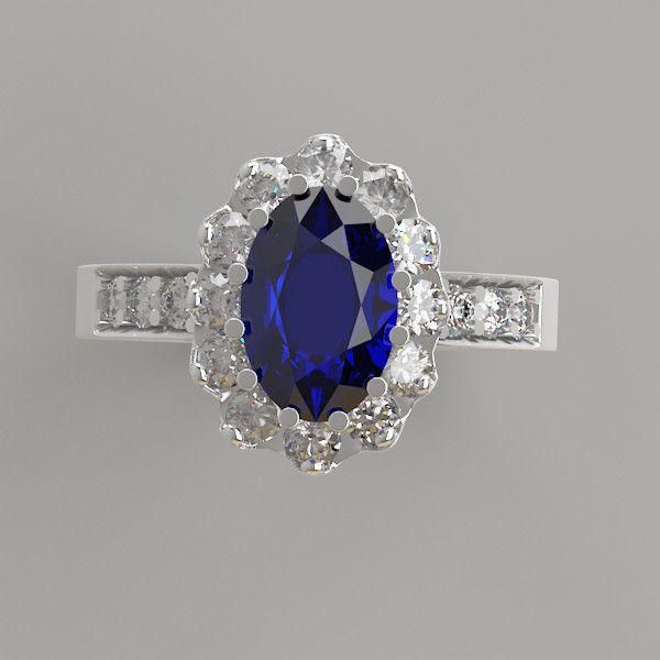 3ds max ring gems - Engagement Ring... by ngluvakov